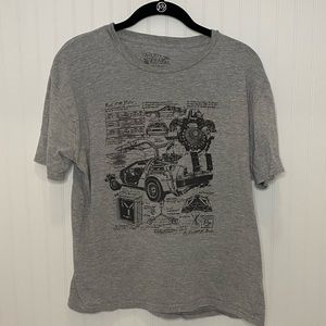 Back To The Future Delorean Short Sleeve Shirt